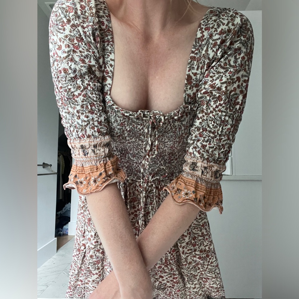 Bl_nk romantic midi dress - Picture 2 of 14